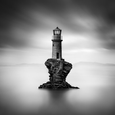 Solitary Rock-fyren av George Digalakis