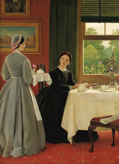 Afternoon Tea, 1865. av George Dunlop Leslie