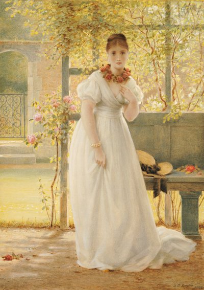I den muromgärdade trädgården, 1869 av George Dunlop Leslie