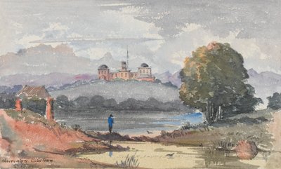 Observatory, Kapstaden. The Residence of Sir J Maclear, ca 1859-62 (akvarell) av George E.L.S. Sanford