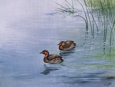 Smådopping (litografi) av George Edward Lodge