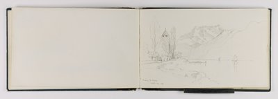(Skissbok) Vevey La Tour av George Elbert Burr