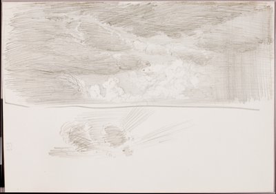 (Utan titel) (Molnstudie) av George Elbert Burr