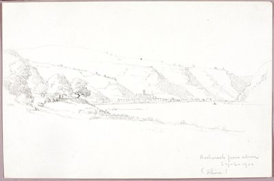 Bacharach från ovan (Rhen) av George Elbert Burr