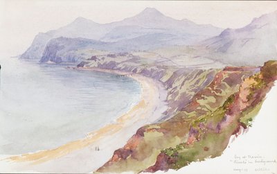 Bukten vid Nevin, Wales av George Elbert Burr