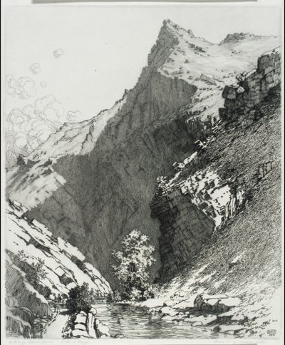 Bear Creek Canyon, Denver, Colorado av George Elbert Burr