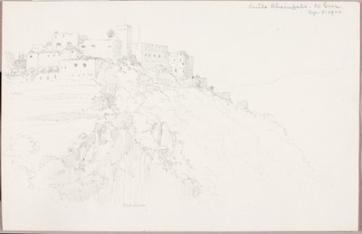 Rheinfels slott, St. Goar av George Elbert Burr