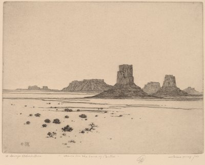 Dawn in the Land of the Buttes av George Elbert Burr