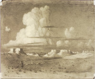Kväll, Navajo-land, Arizona av George Elbert Burr