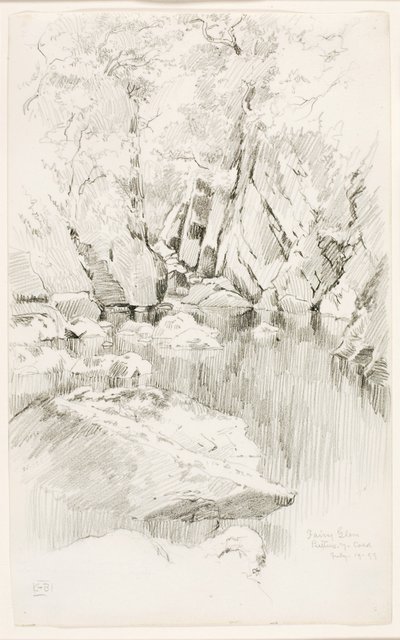 Fairy Glen, Bettws-y-Coed av George Elbert Burr