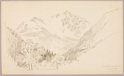 Monte Rosa från Ceppomorelli av George Elbert Burr