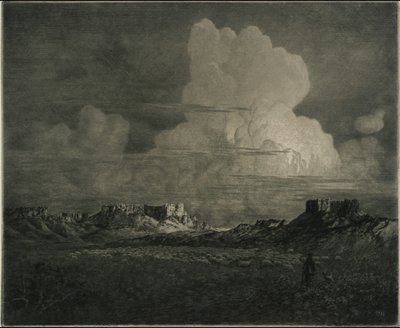 Kväll i Navajo-land av George Elbert Burr