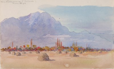 Nära Villeneuve, Suisse, 1898. av George Elbert Burr