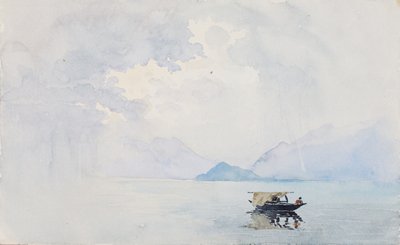 Regn, Bellagio, 1898. av George Elbert Burr