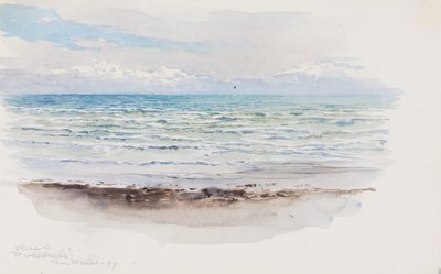 Stranden vid Pwllheli, norra Wales av George Elbert Burr