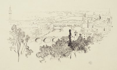 Skiss av Florens av George Elbert Burr