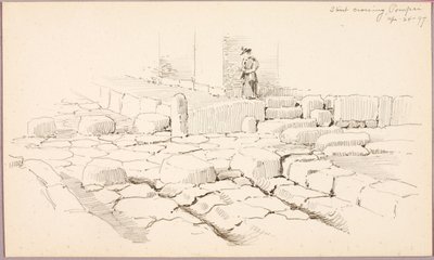 Gatukorsning, Pompeji av George Elbert Burr
