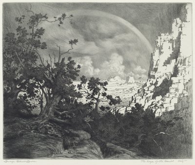 The Edge of the Desert, Arizona av George Elbert Burr