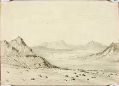 Utan titel (teckning för tryck) av George Elbert Burr