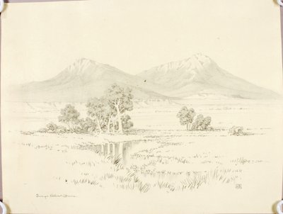 Utan titel (transferritning för Spanish Peaks [nr 2]) av George Elbert Burr