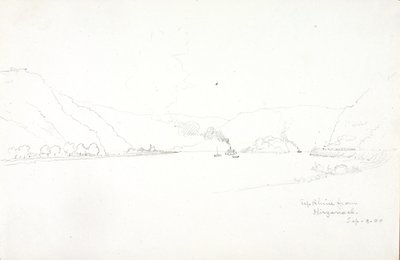 Uppför Rhen från Hirzenach av George Elbert Burr