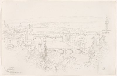 Utsikt från S. Miniato, Florens av George Elbert Burr