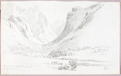 Utsikt från Toblach, Tyrolen av George Elbert Burr