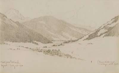 Väster om Toblach, Tyrolen av George Elbert Burr