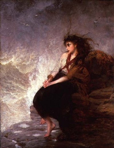 Ensam - "Åh för beröringen av en försvunnen hand" av George Elgar Hicks