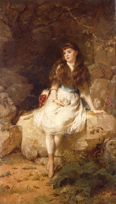 Lady Edith Amelia Ward, dotter till den 1:e earlen av Dudley, 1883 av George Elgar Hicks