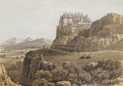 Stirling Castle (chromolitho) av George Fennel Robson