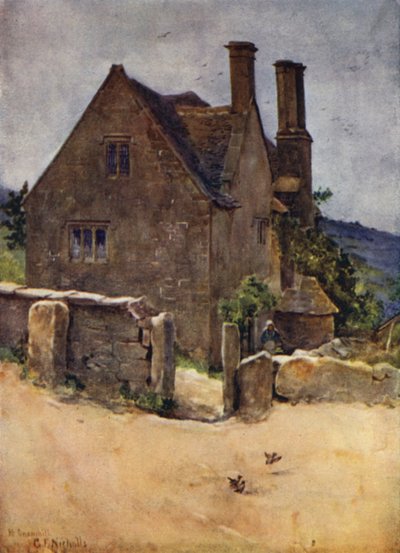 Gamla huset, Snowshill av George Franck Nicholls