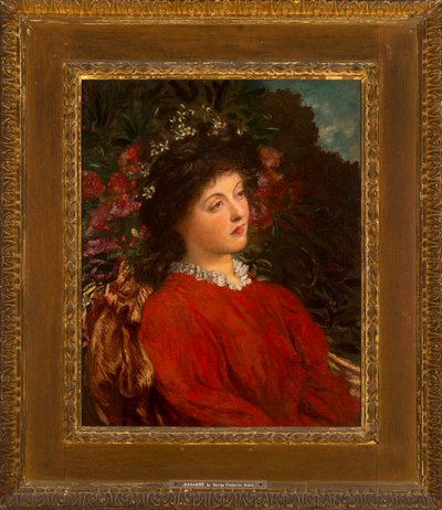 Porträtt av Eveleen Tennant (senare Mrs F.W.H. Myers) 1876 (olja på duk) av George Frederic Watts