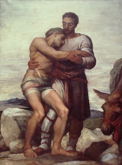 Den barmhärtige samariten av George Frederic Watts