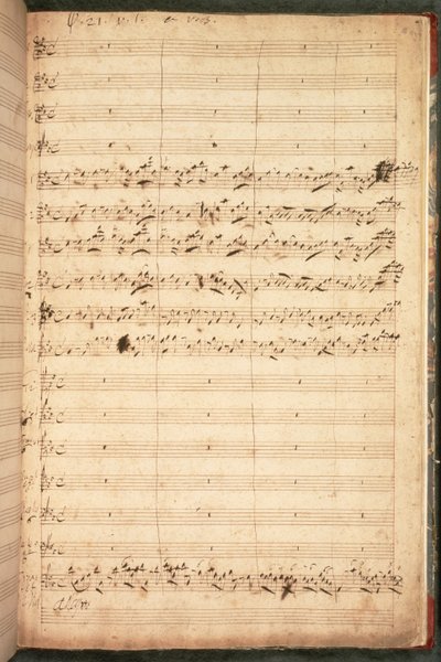 R.M.20.h.5 f18 Originalmusik till kröningshymnen för George II och drottning Caroline av George Frederick Handel