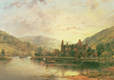 Tintern Abbey av George Frederick Watts