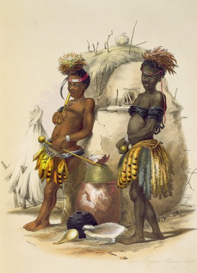 Dabiyaki och Upapazi, Zulu Boys in Dancing Dress, skylt 17 från 