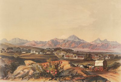Somerset, som omfattar Hottentot Holland-gårdar och Somerset-West Village av George French Angas