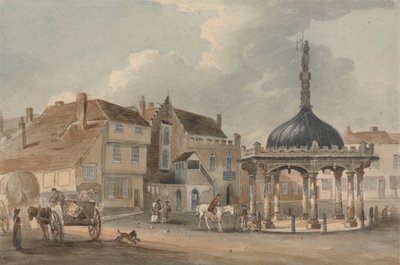 Corn Hill och Moot Hall, Ipswich av George Frost