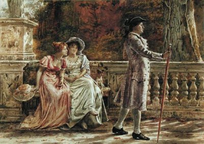 Göra ett intryck (penna och akvarell på papper) av George Goodwin Kilburne