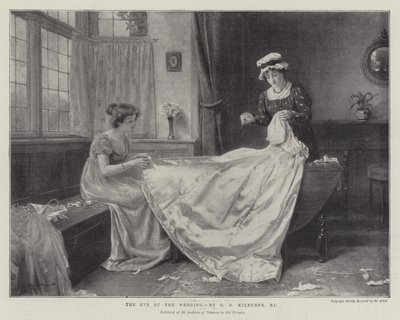 Bröllopskvällen av George Goodwin Kilburne