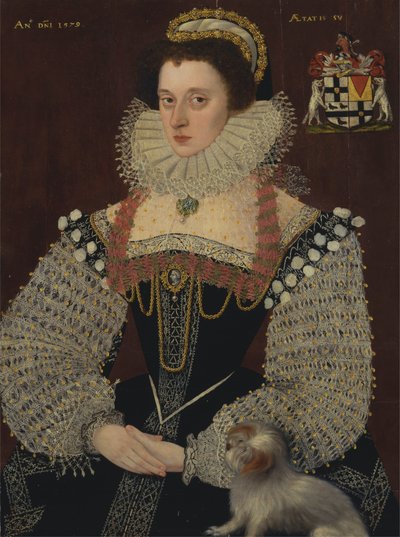 Frances, Lady Brydges (ca 1553-1623) av George Gower
