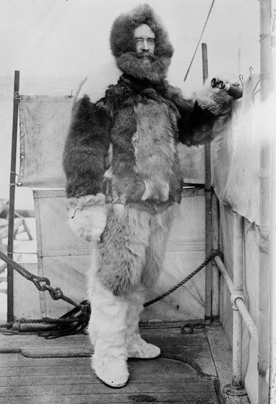 Admiral Robert Edwin Peary (1856-1920) amerikanischer Arktisforscher (Nordpol) von George Grantham - Bain News Service Bain