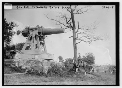 J. Stuart Blackton zu Pferd während der Dreharbeiten zum Film 