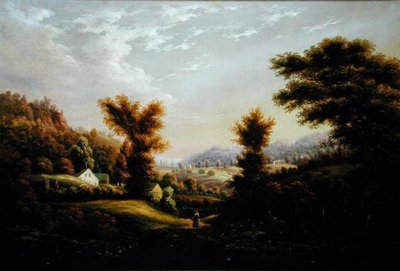 Girl on a Path (olja på duk) av George Gunter Hartwick