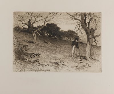 En gammal fruktträdgård i New England av George H. Smillie