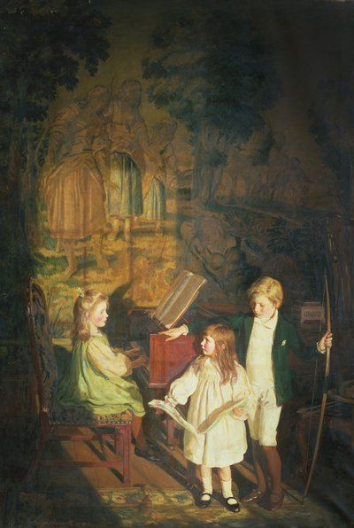På cembalo: Mina barn av George Harcourt