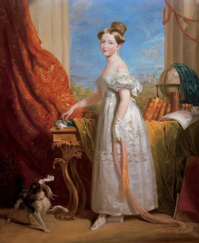 Porträtt av prinsessan Victoria av George Hayter