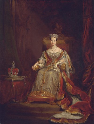 Drottning Victoria, 1838 av George Hayter