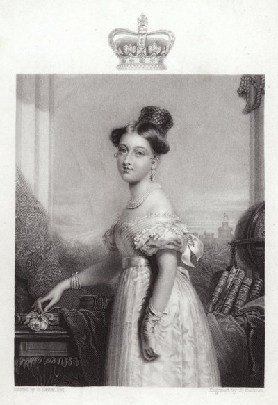 Drottning Victoria vid 18 års ålder av George Hayter